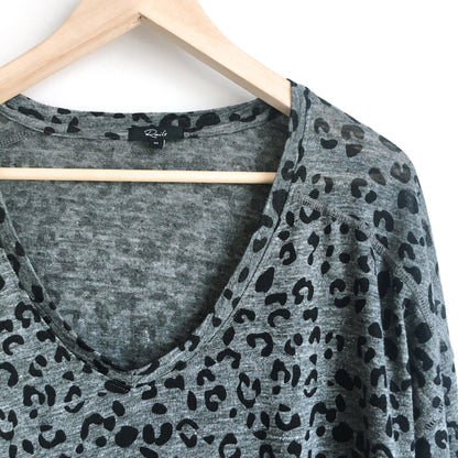NWOT Rails Sami Leopard linen tee - size Medium