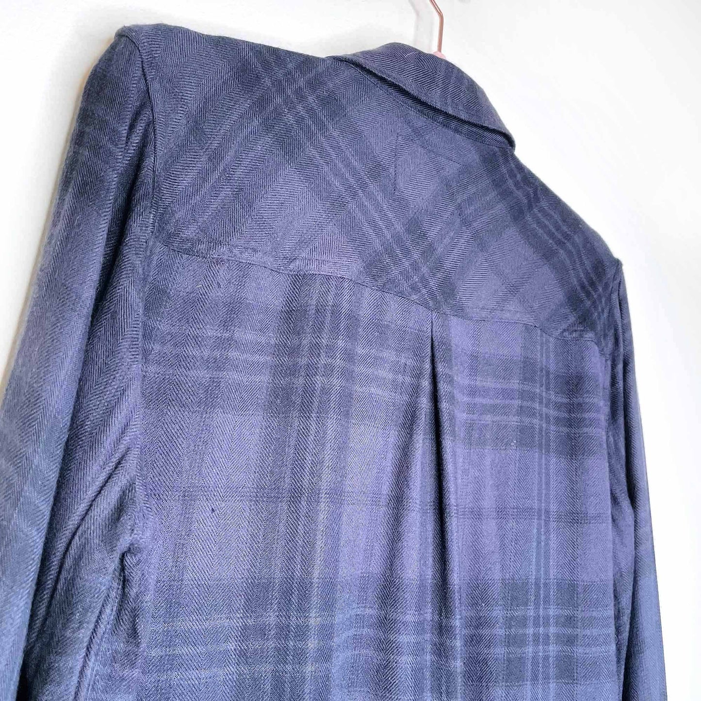 rails hunter plaid button down in charcoal shadow - size small