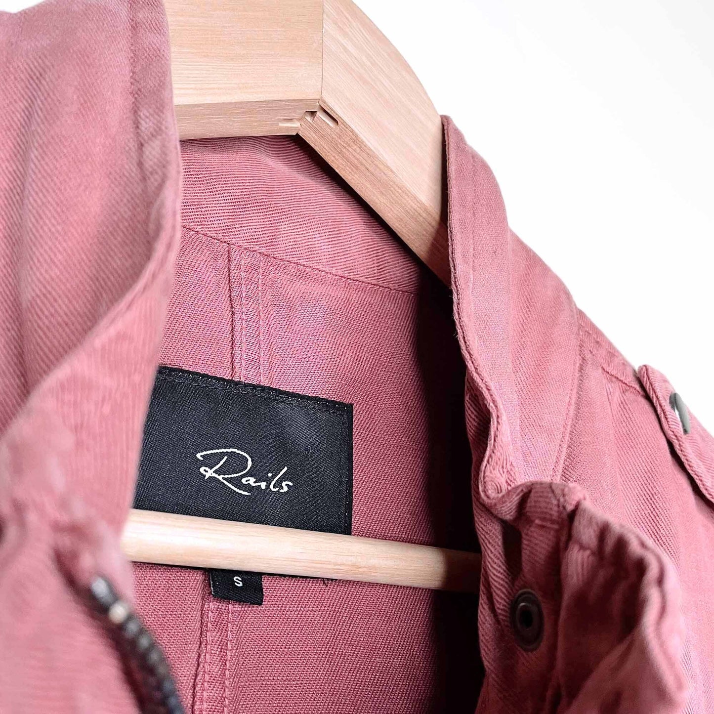 rails collins pink utility jacket - size small