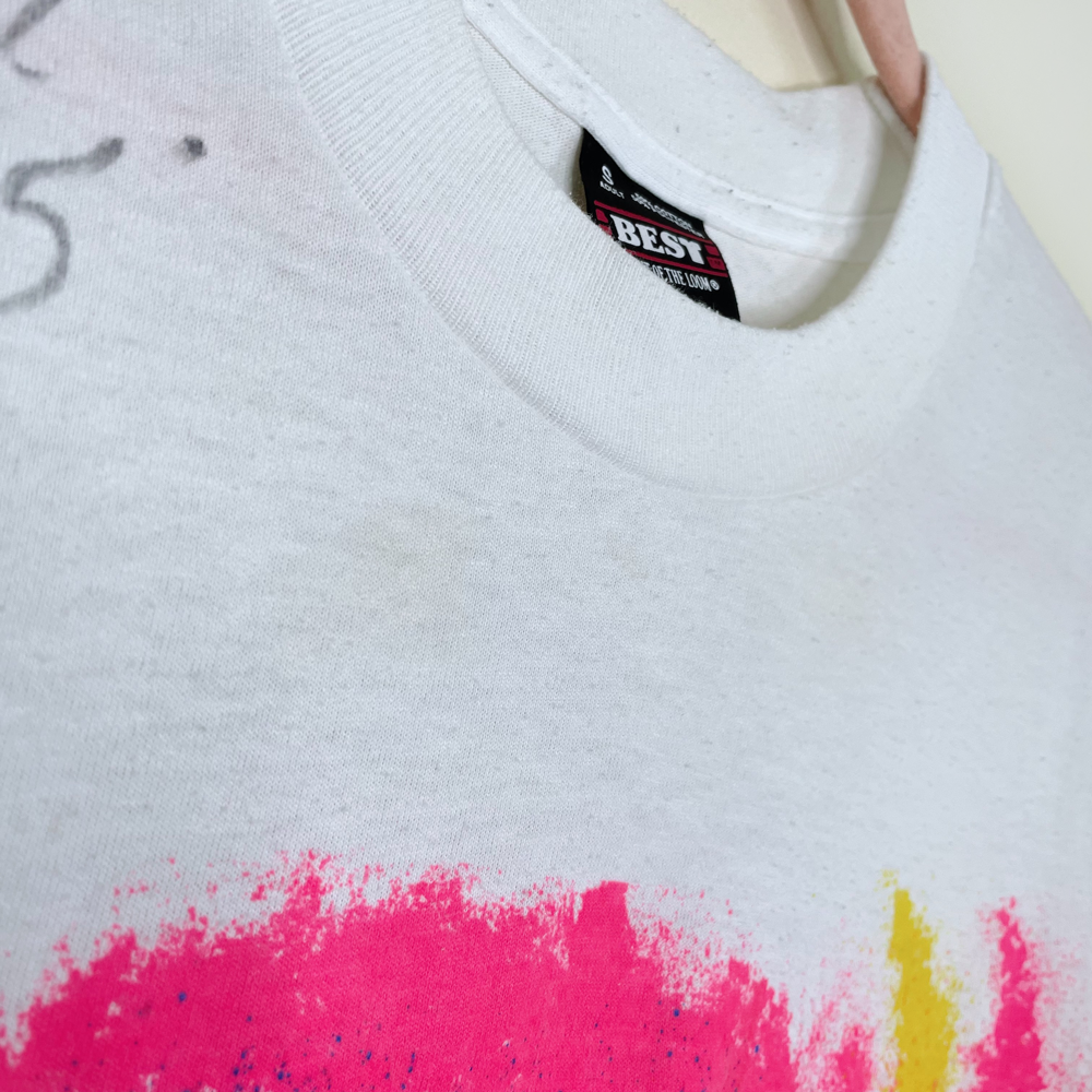 vintage 90s signed rambo monster truck tee - size small