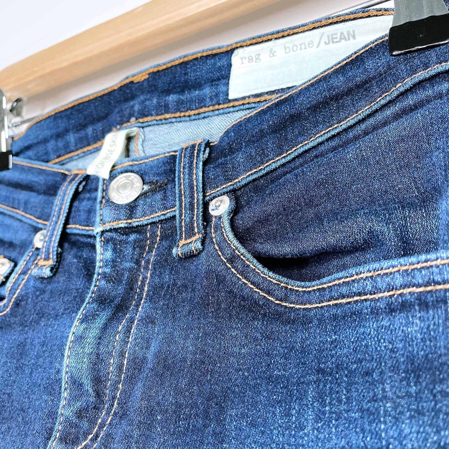rag &amp; bone heritage high rise skinny  jeans - size 26