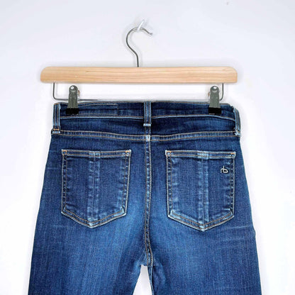 rag &amp; bone heritage high rise skinny  jeans - size 26
