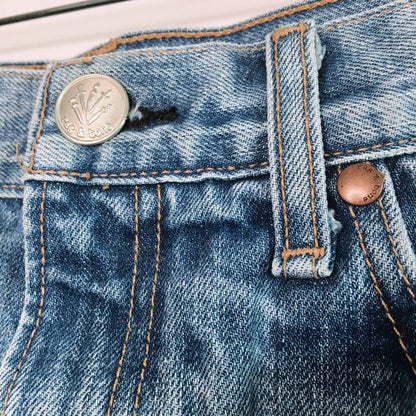 Rag &amp; Bone Moss high waisted cut-off denim skirt - size 28