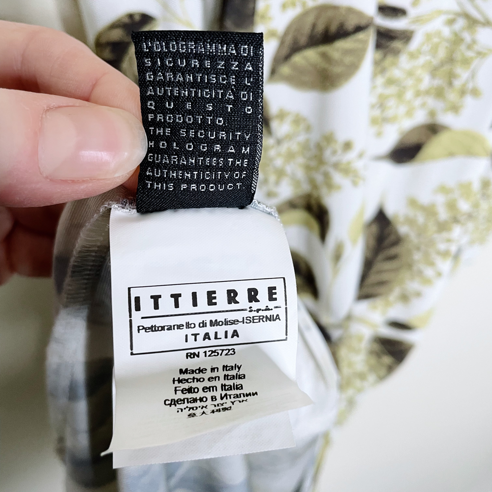 roberto cavalli 00s ruched leaf v-neck dress - size small