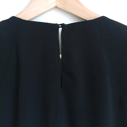 Rebecca Taylor Fringe Crepe Top - size 2