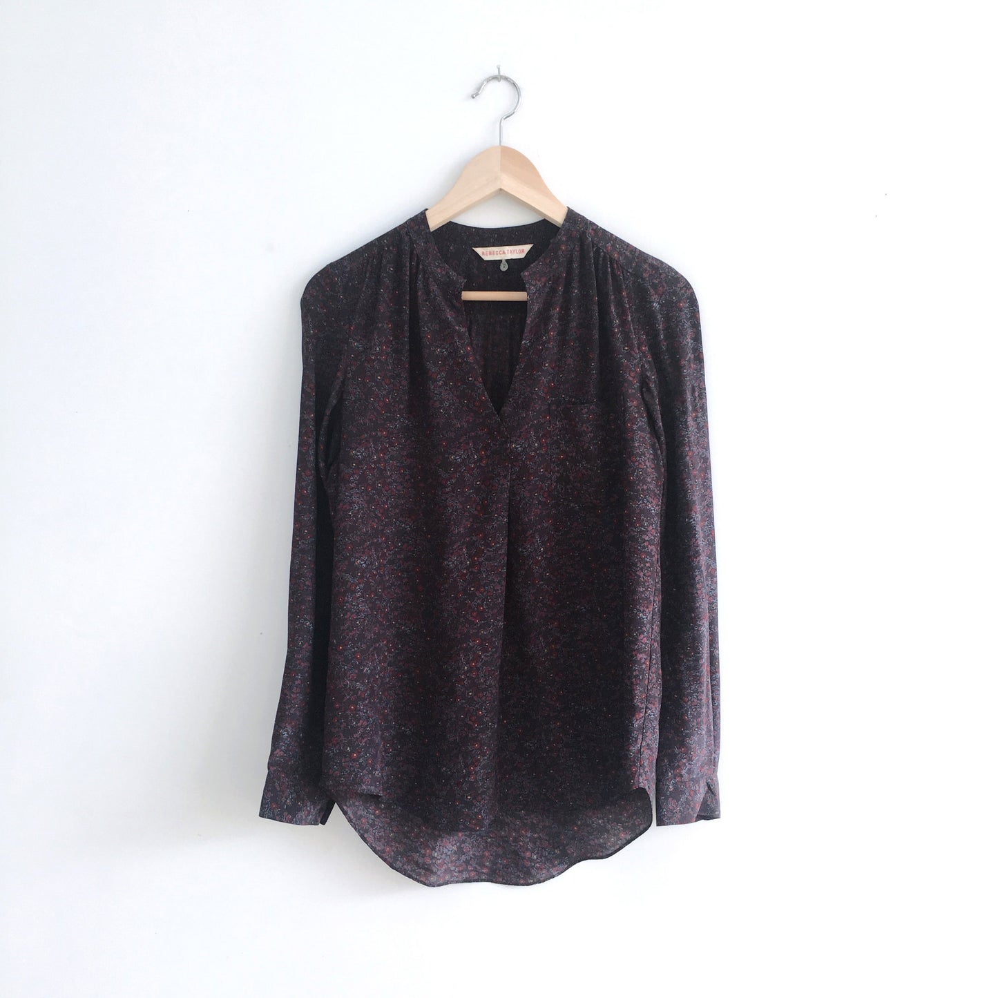 Rebecca Taylor Floral Silk Blouse - size 2