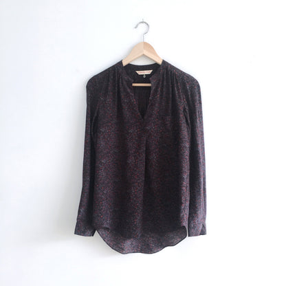 Rebecca Taylor Floral Silk Blouse - size 2