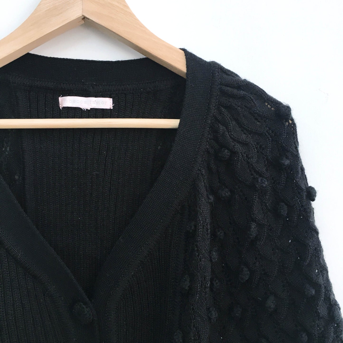 Rebecca Taylor pom pom cardigan - size xs