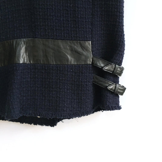 Rebecca Taylor Tweed Moto Vest - size 2