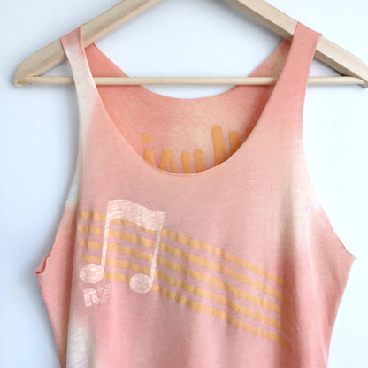 Rebel Yell music makes me high tank - size Small