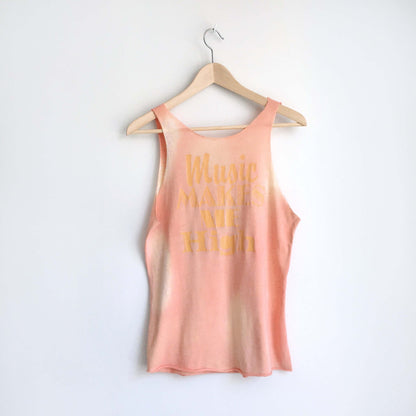 Rebel Yell music makes me high tank - size Small