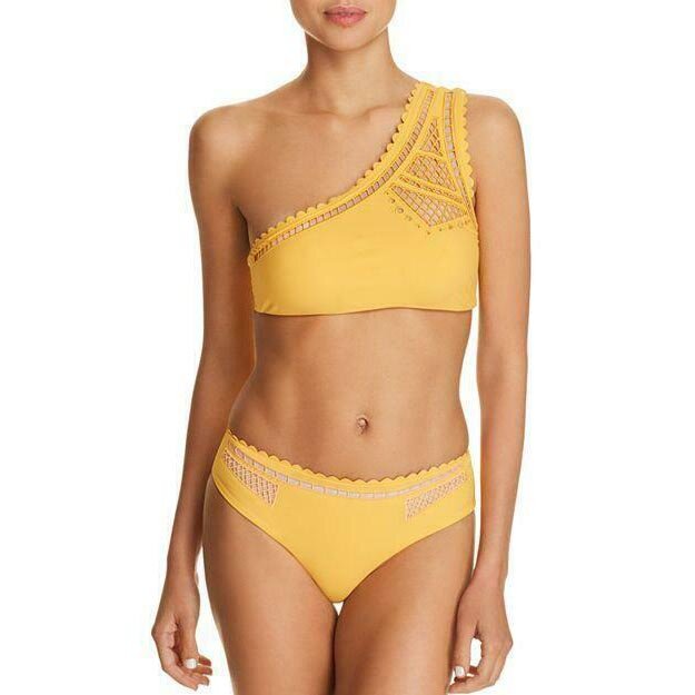 nwt Red Carter peekaboo one shoulder bikini - size Medium