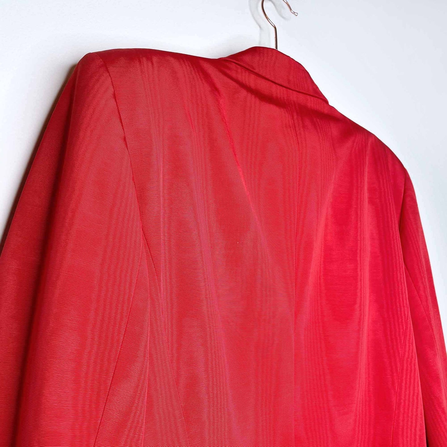 vintage escada red skirt suit set - size 40