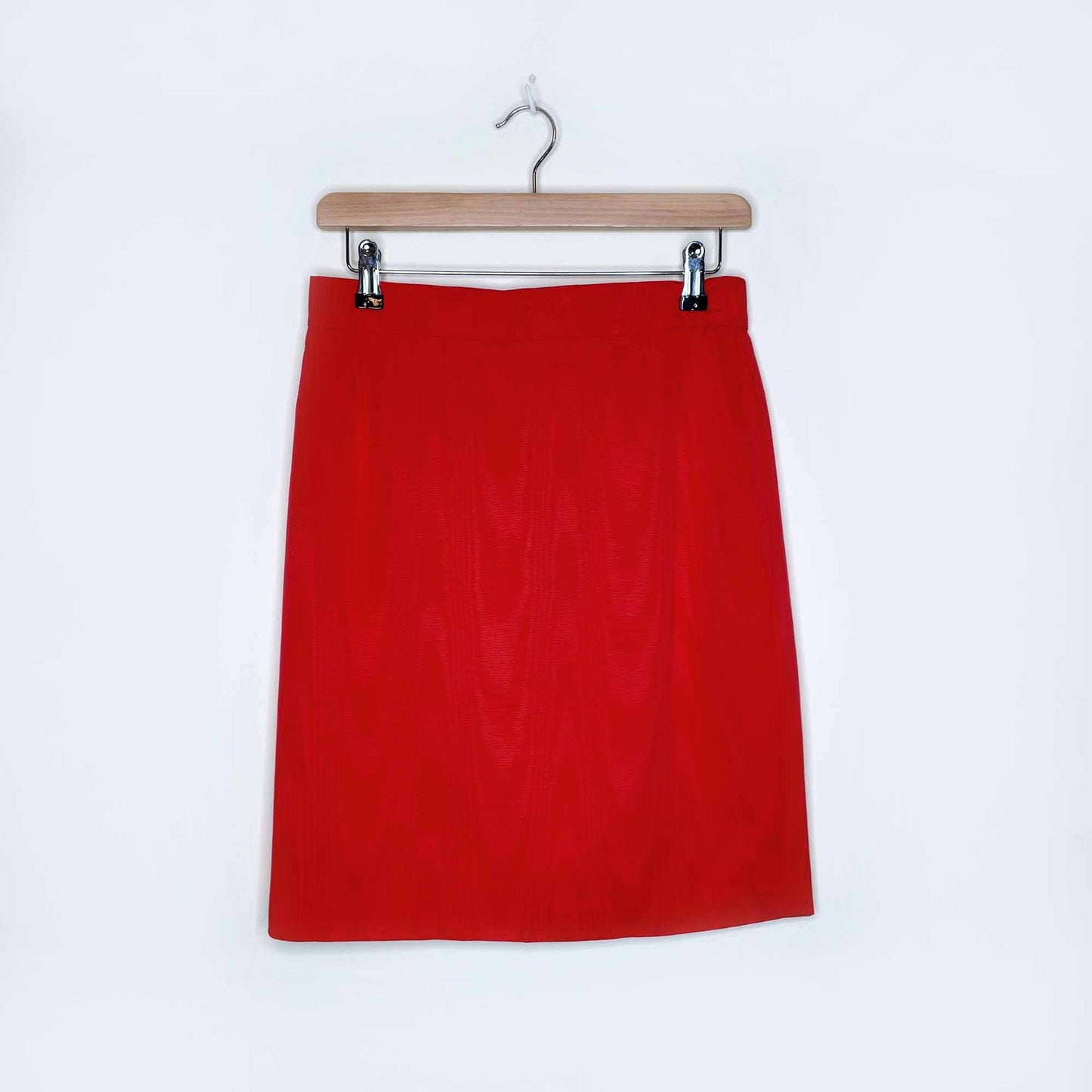 vintage escada red skirt suit set - size 40