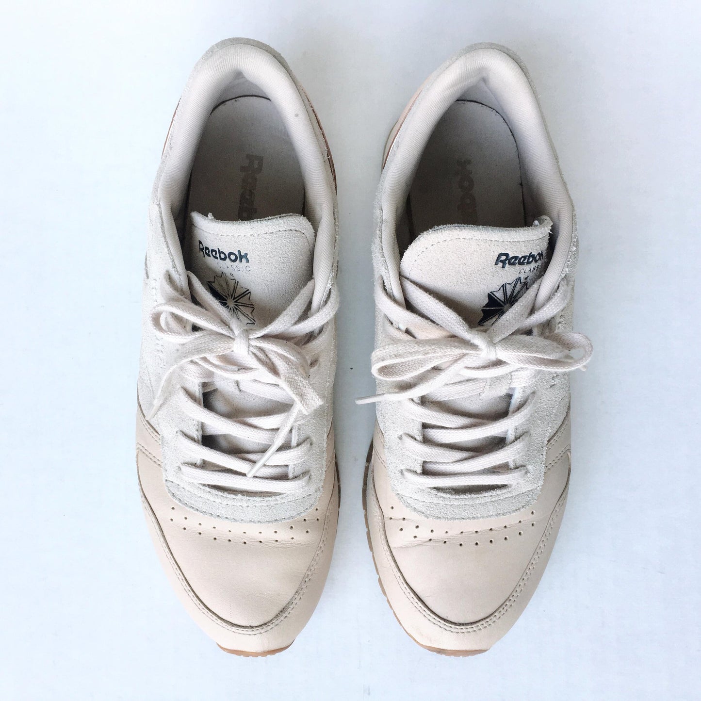 Reebok Suede Rose Gold Sneaker - size 9
