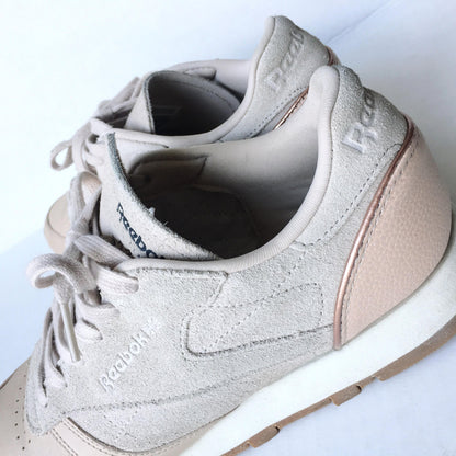 Reebok Suede Rose Gold Sneaker - size 9