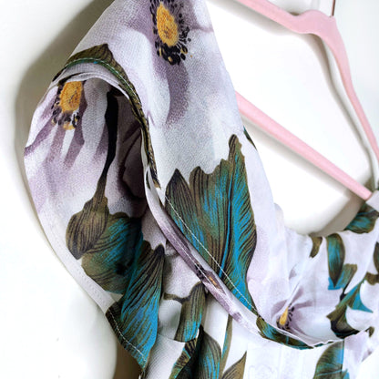 reformation off-shoulder white floral midi dress - size 4