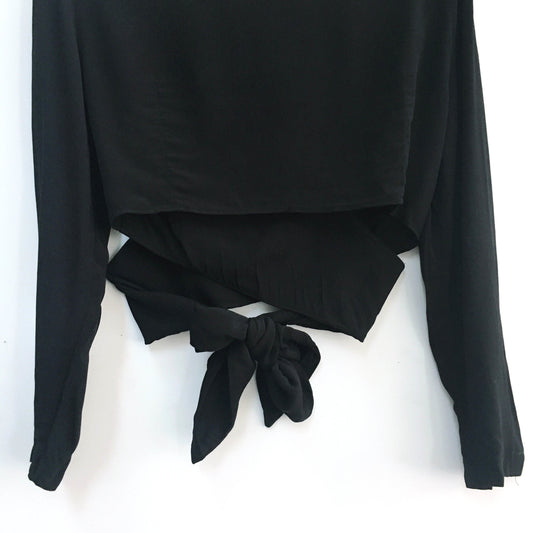 REFORMATION Castelli Wrap Crop - size Large