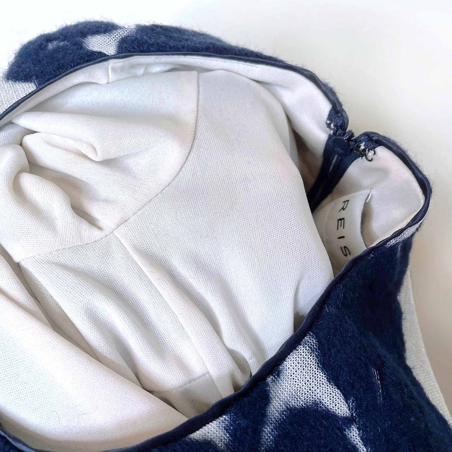 reiss leila rose burnout sparkly fitted dress - size xs