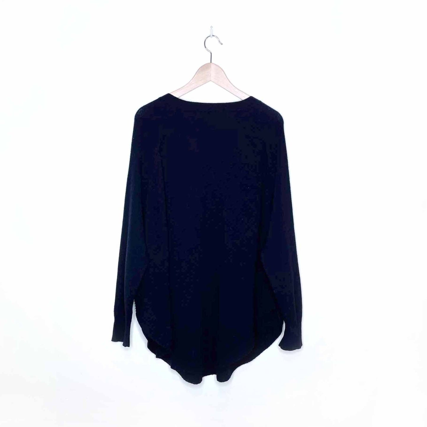 repeat wool-cashmere oversized v-neck sweater - size medium