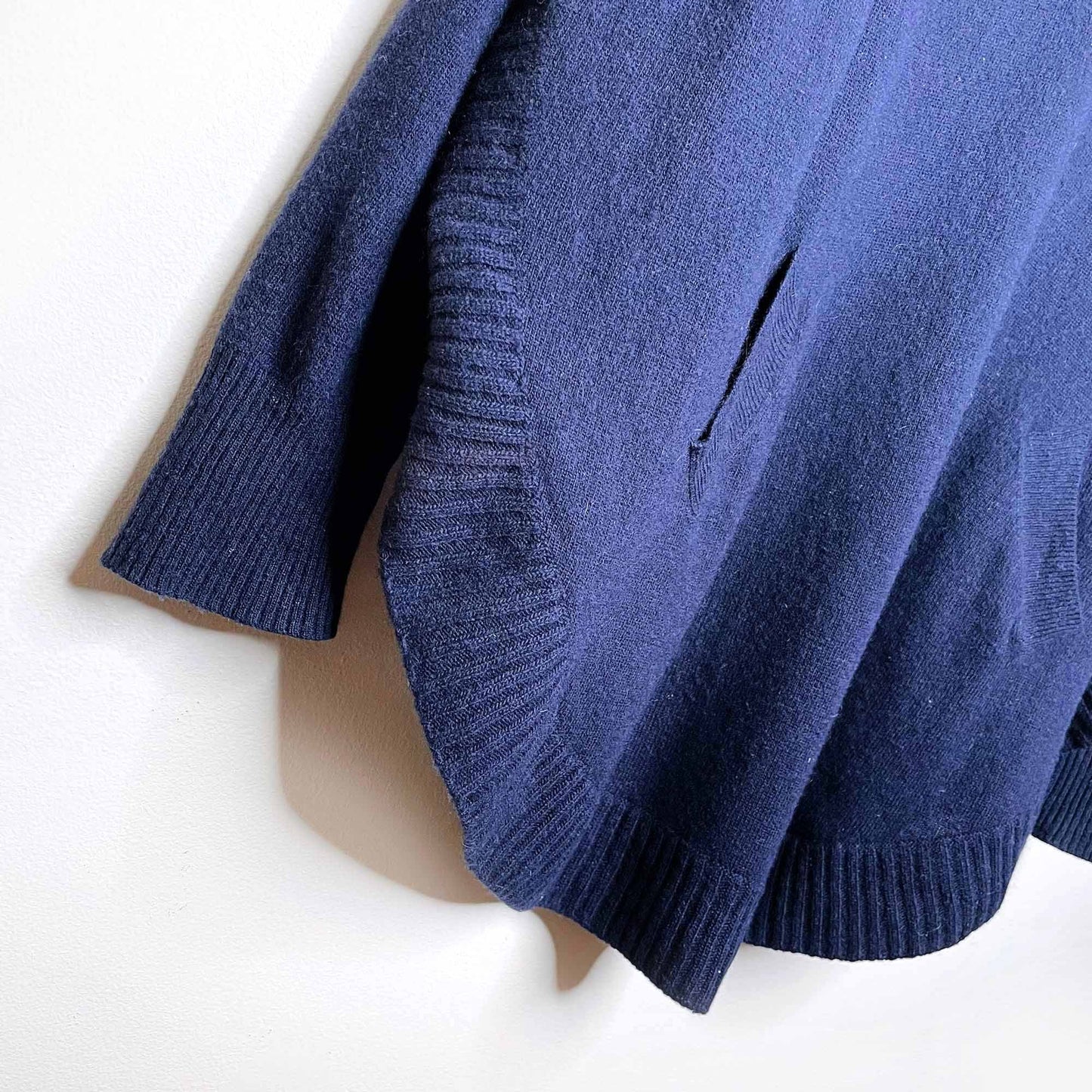 repeat wool-cashmere oversized v-neck sweater - size medium