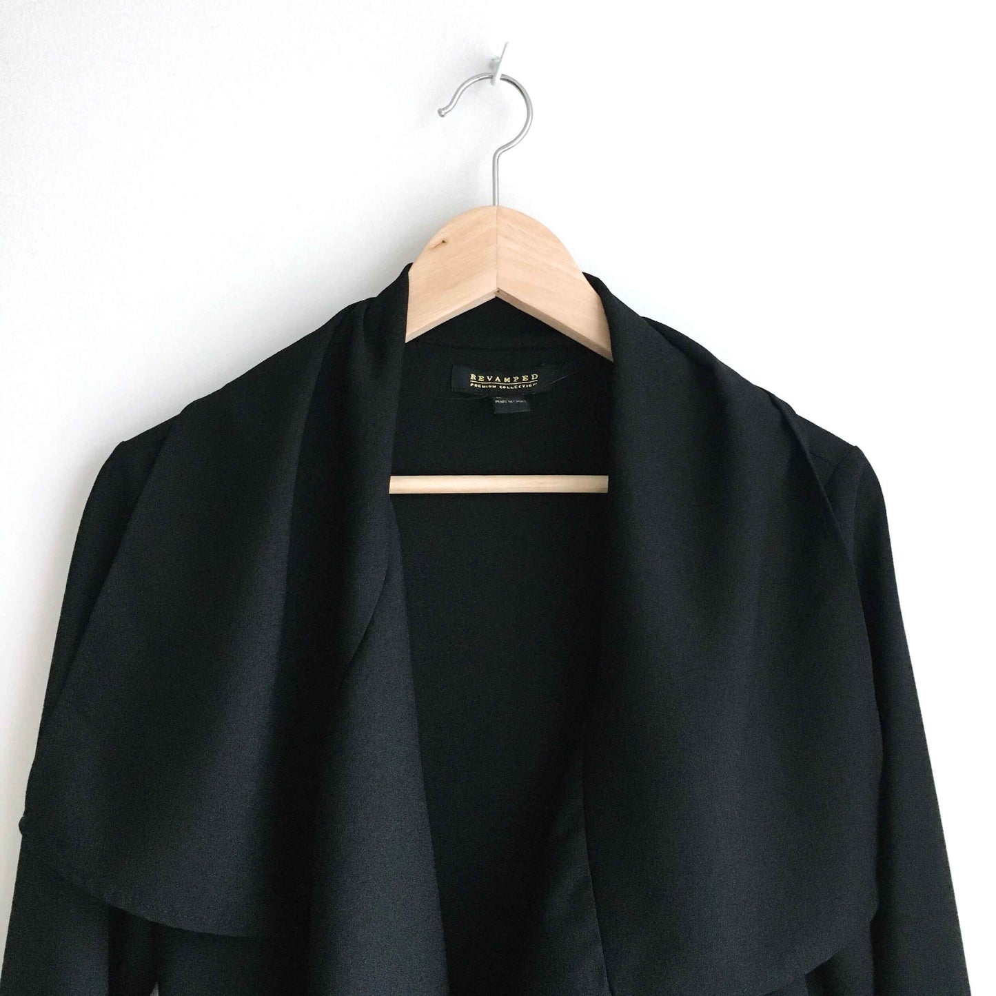 Revamped Premium waterfall belted jacket - size Large