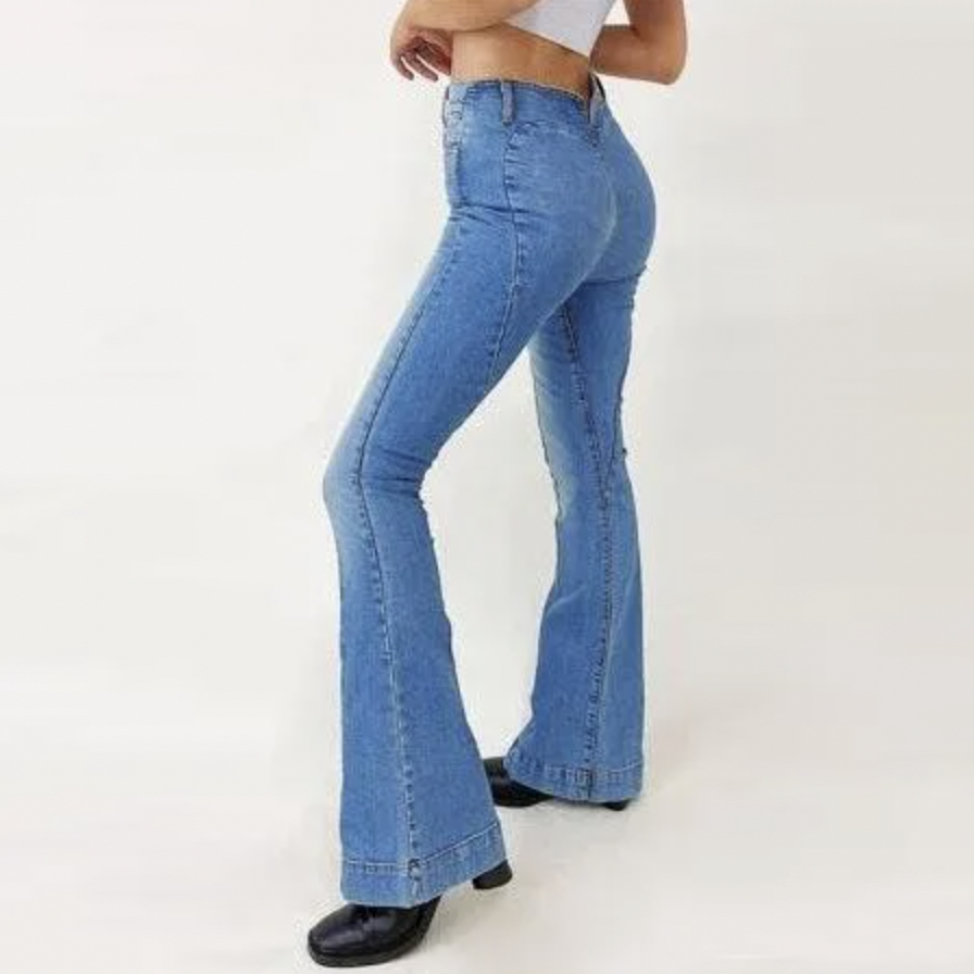nwot revice true romance heart butt high waist flare leg jeans - size 29