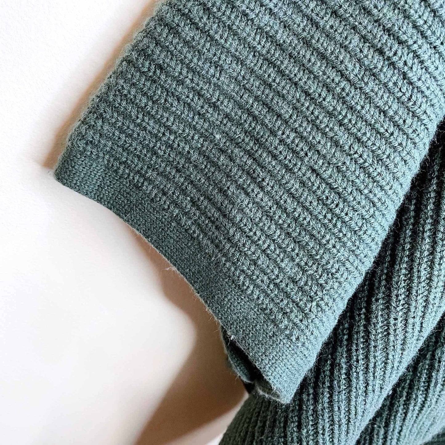 ralph lauren black label chunky ribbed knit wool-cashmere-silk cape - size xs/sm