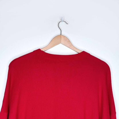 lauren ralph lauren red love sweater - size 2xl