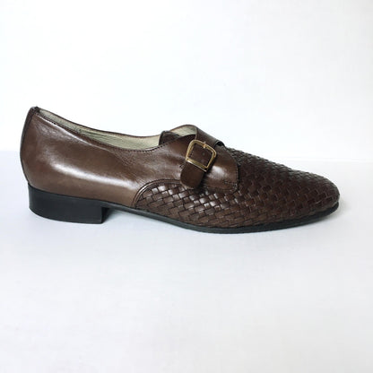 Roberto Capucci woven leather loafers - size 9.5