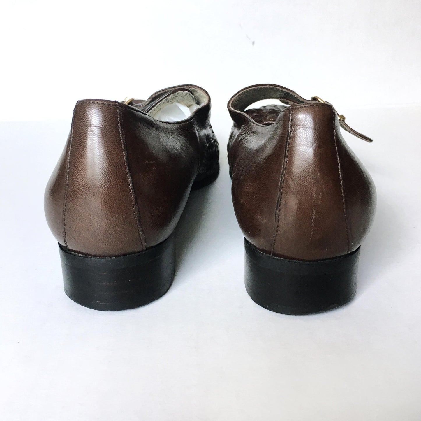 Roberto Capucci woven leather loafers - size 9.5