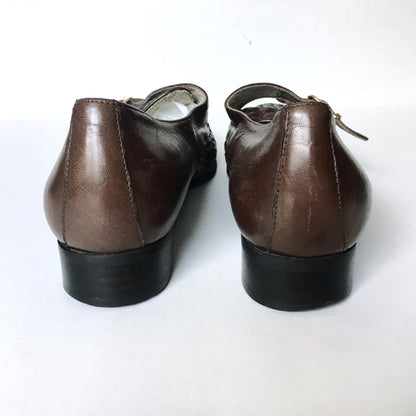 Roberto Capucci woven leather loafers - size 9.5