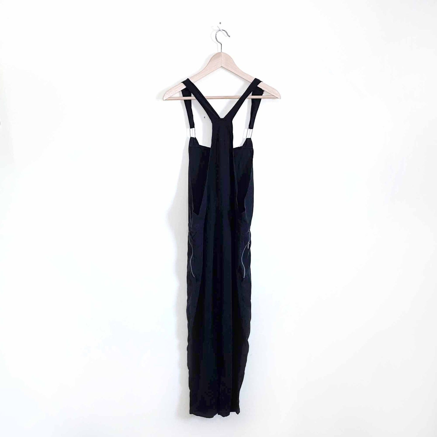 rebel rogue tencel black overalls - size small