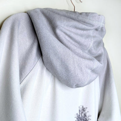 roots sublimated winter forest hoodie - size small