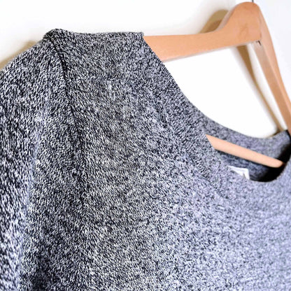 roots cabin heather long sleeve lightweight knit - size small