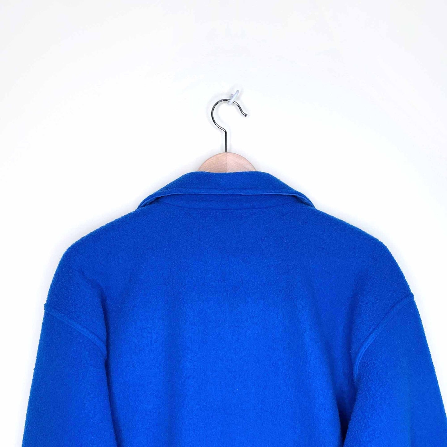 vintage roots outdoor blue fleece shacket - size small