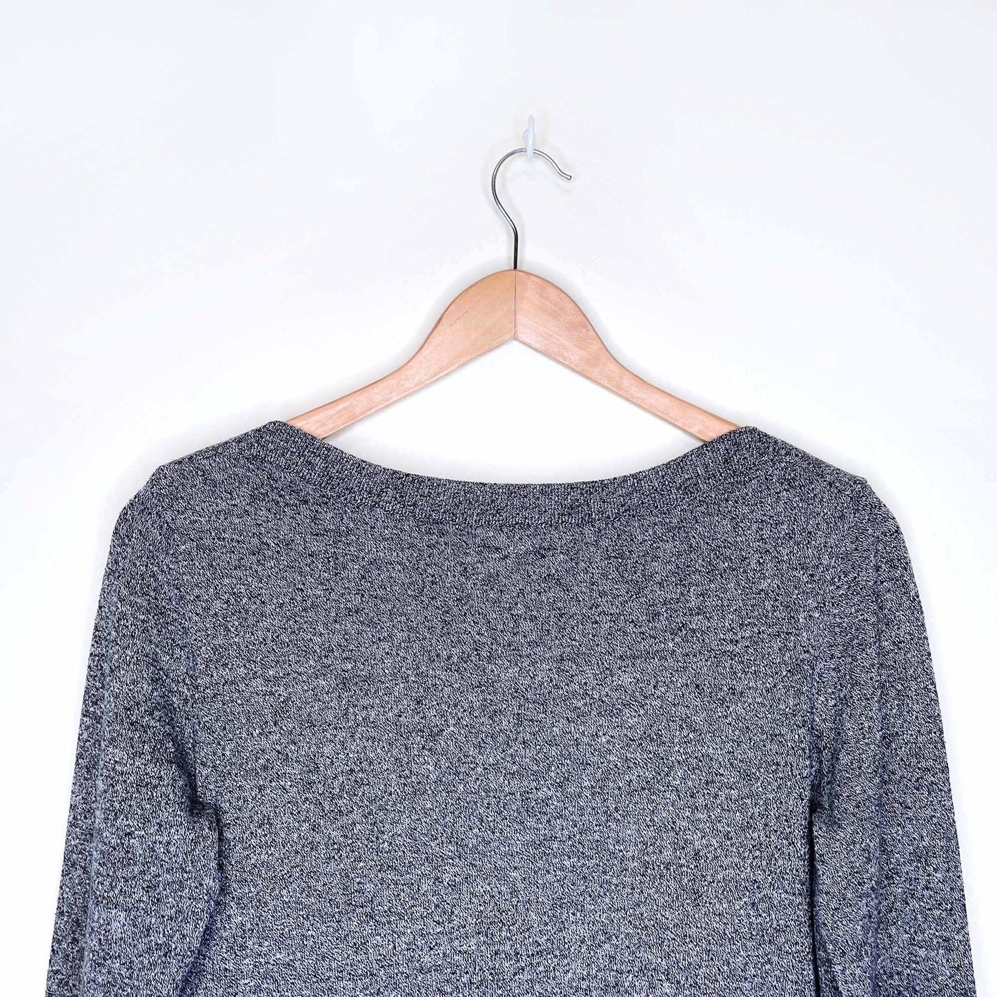 roots cabin heather long sleeve lightweight knit - size small