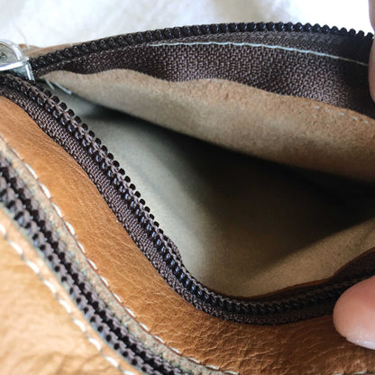 Roots vintage mini leather cross body