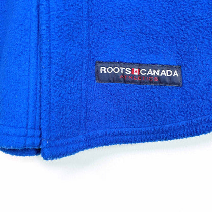vintage roots outdoor blue fleece shacket - size small
