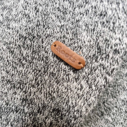 roots cabin heather long sleeve lightweight knit - size small