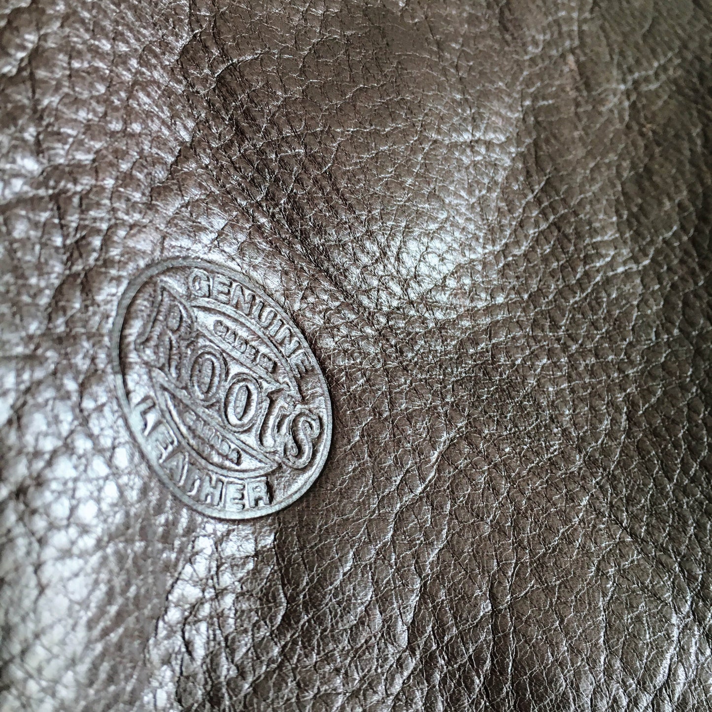 Roots leather cross body messenger bag