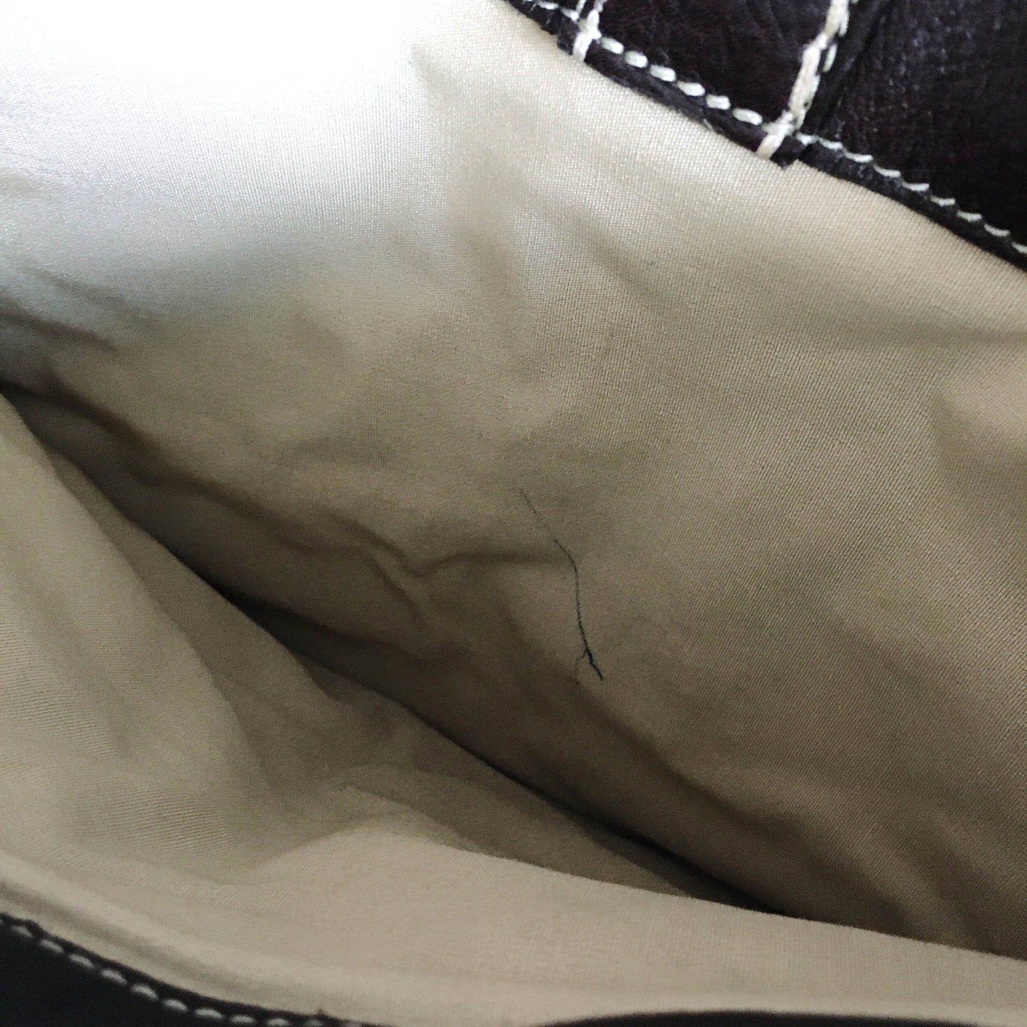 Roots leather cross body messenger bag