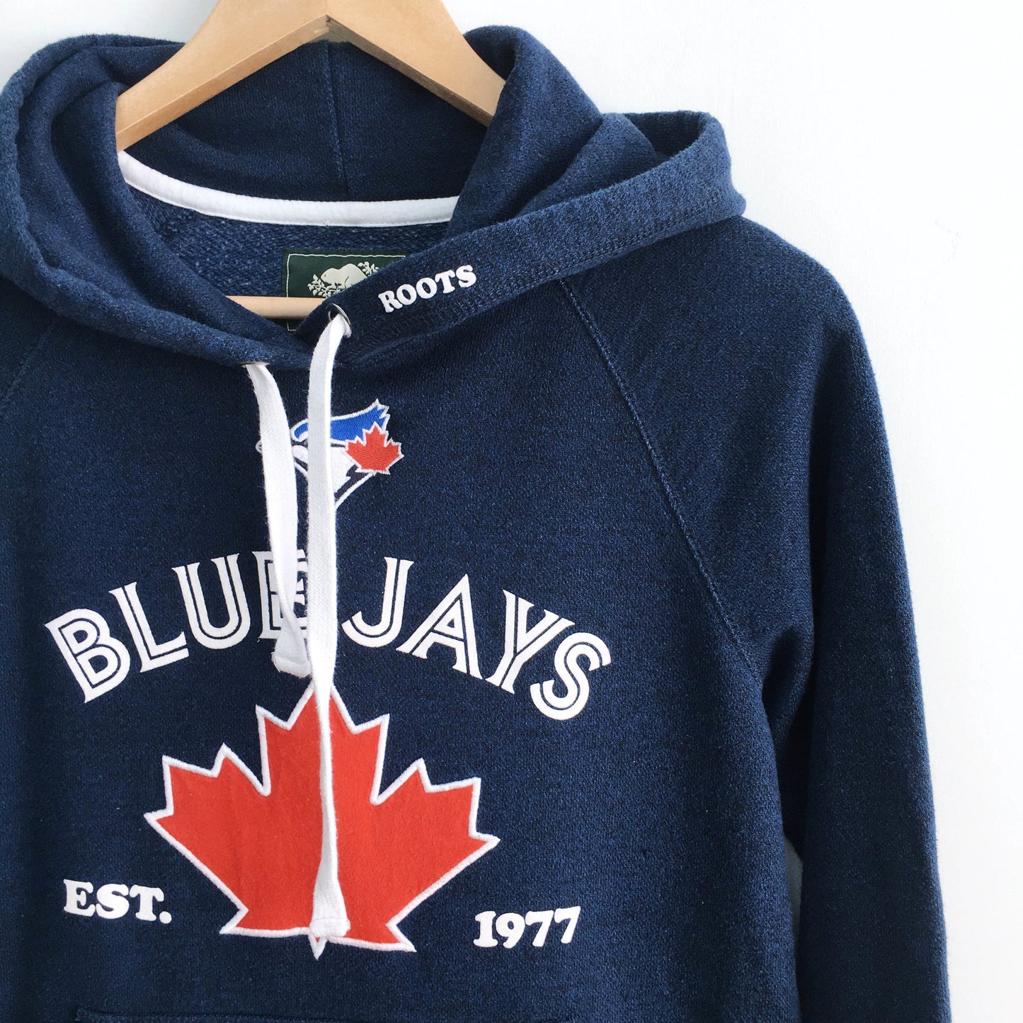 Roots Blue Jays Stadium Kanga Hoodie - size xs