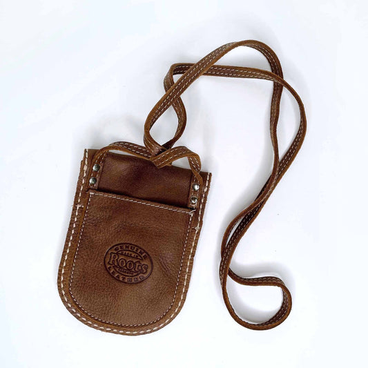 roots toronto pan am 2015 leather crossbody pouch