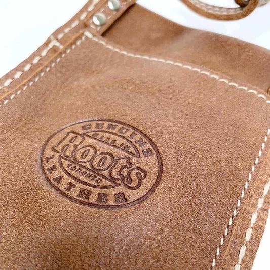 roots toronto pan am 2015 leather crossbody pouch