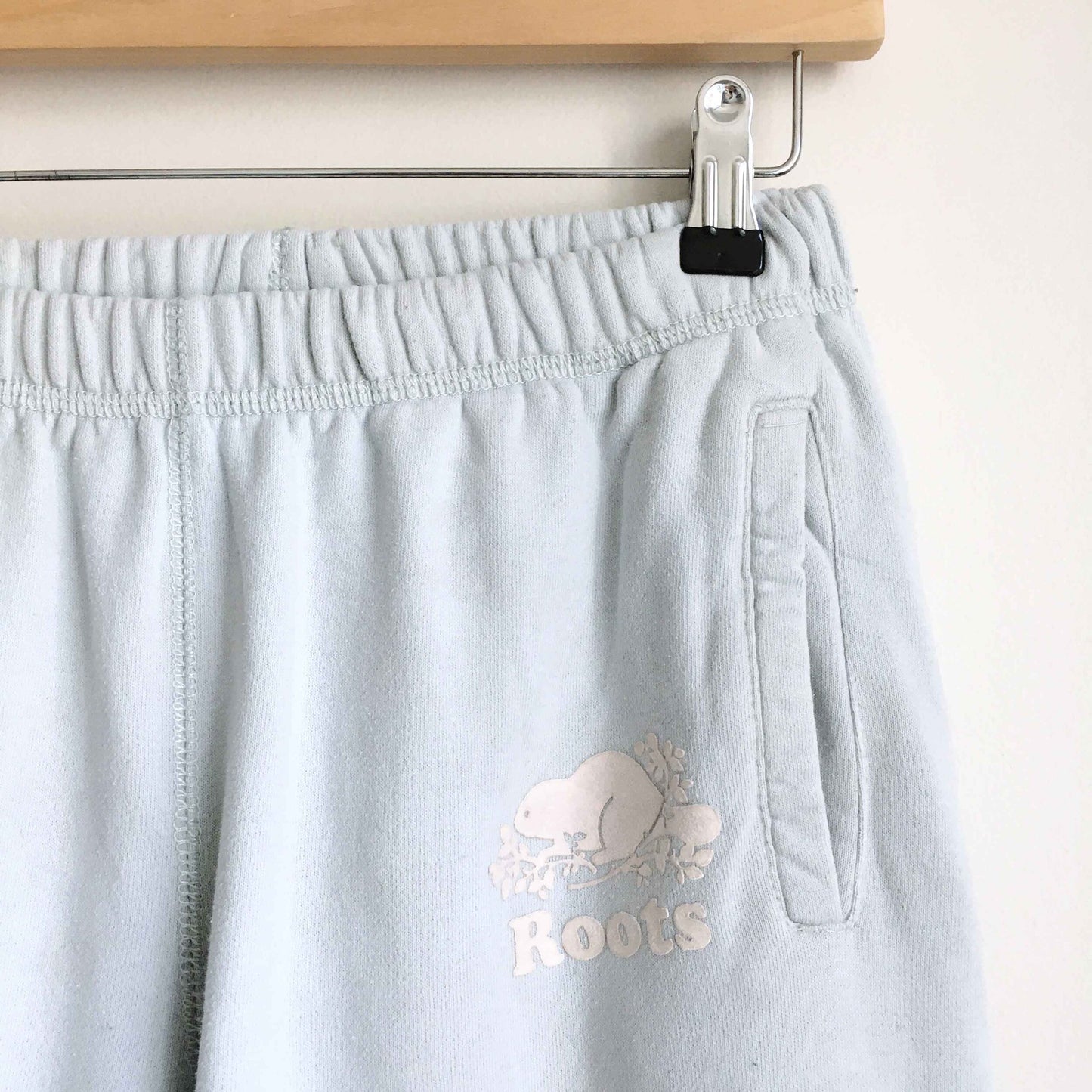 Roots light blue original sweatpants - size xs