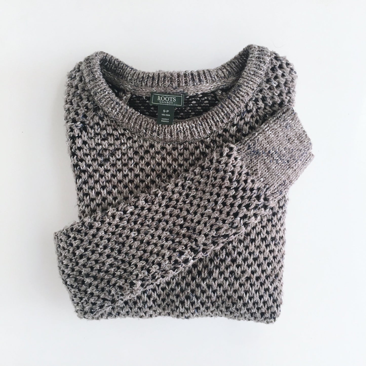 Roots Marled Sweater - size Small