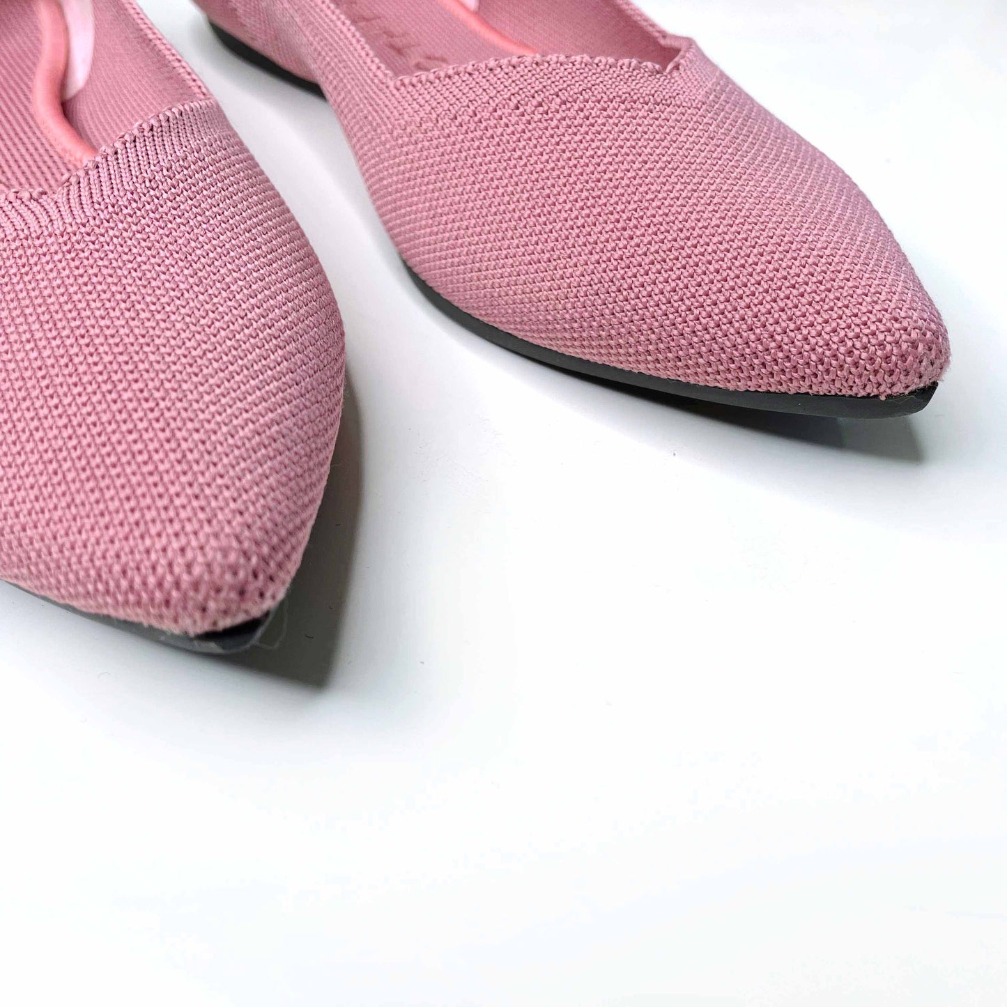 rothy's the point flat shoes in rosebud - size 8.5