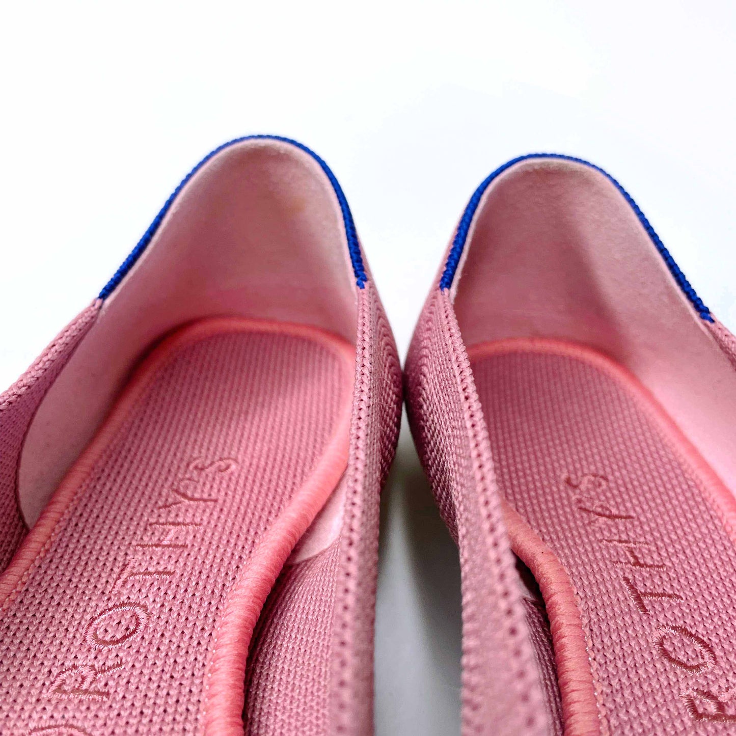 rothy's the point flat shoes in rosebud - size 8.5
