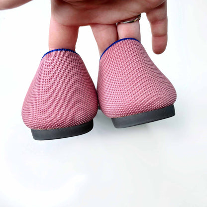 rothy's the point flat shoes in rosebud - size 8.5